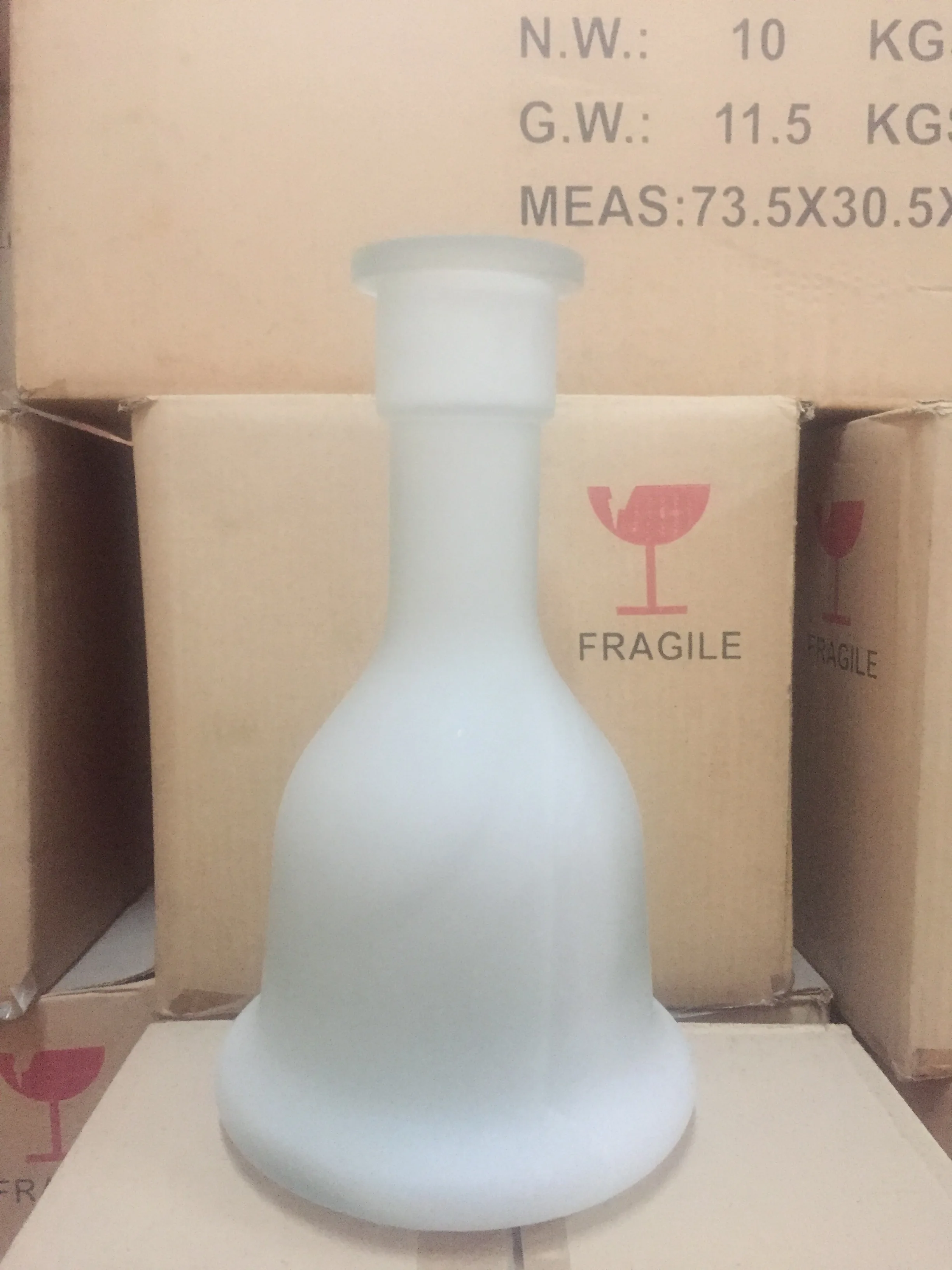 Height 31cm glass for hookah shisha vase base bottle
