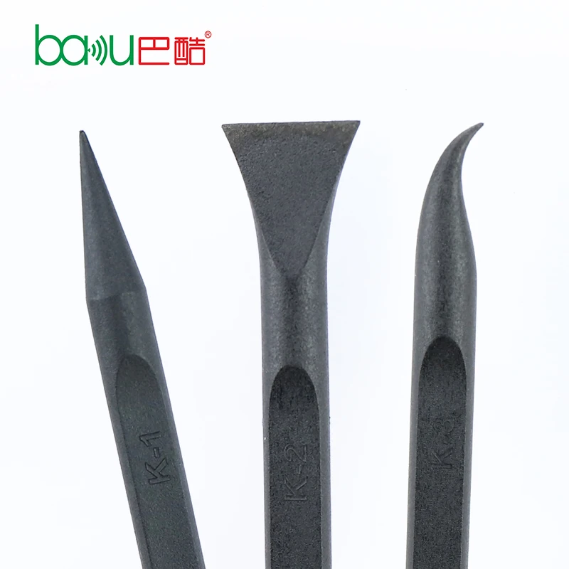 
BAKU New Product ba-7278 Novel Opening Tool Plastic Black Pry Bar Crowbar 
