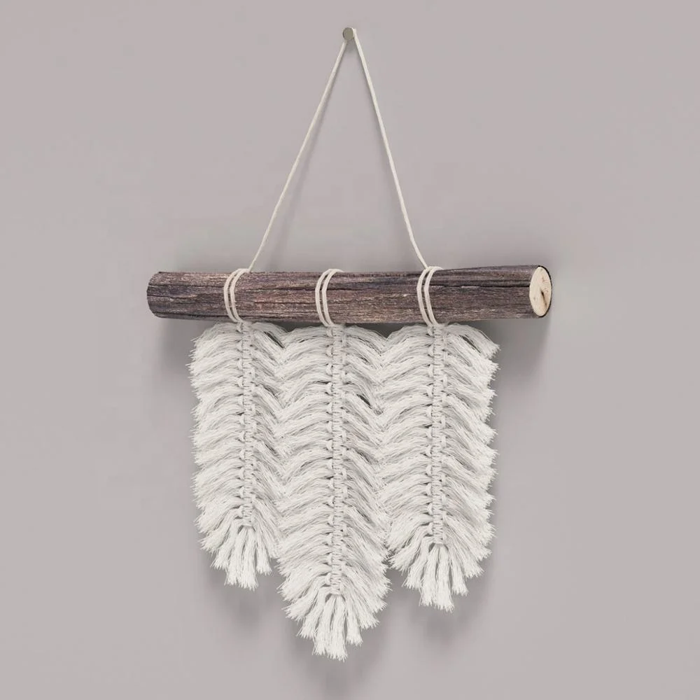 100% Organic Nordic Tapestry Home Accessories Hand Made New Design 2019 Macrame Wall Hanging Design Bedroom,living Room Fabric