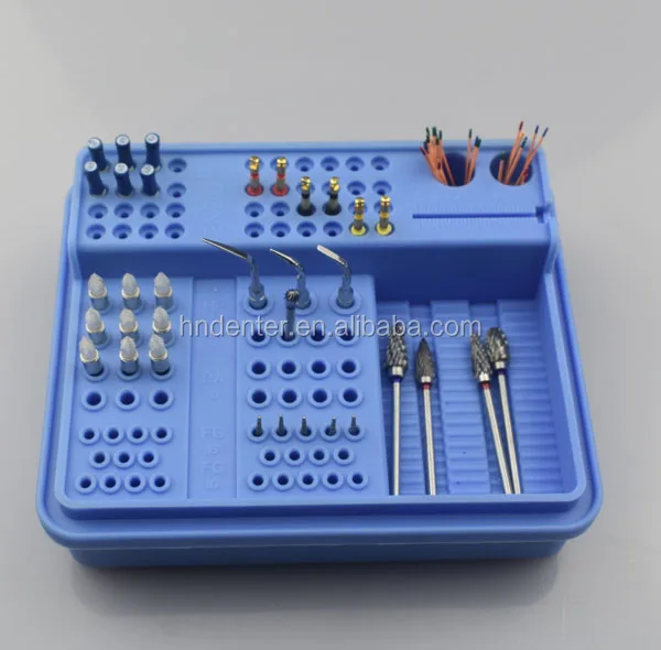 Plastic dental endo box Endodontic Block burs or endo storage box