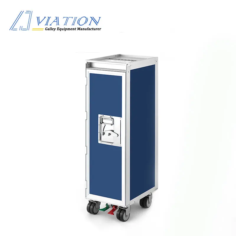 High intensity half size aircraft trolley airline beverage cart