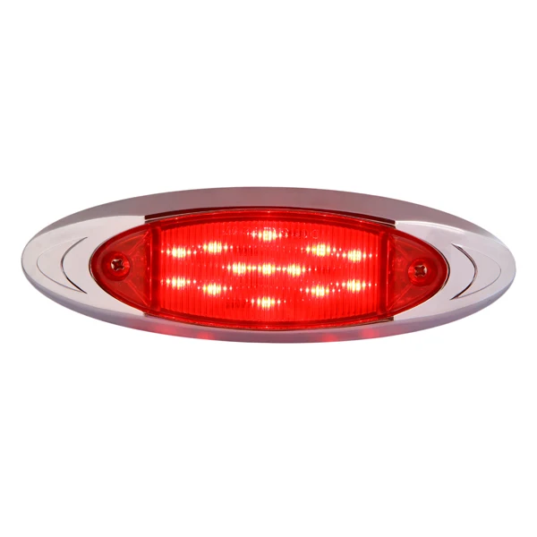 Motorcycle Driving Led Submersible Oval Combination Truck Trailer Tractor Tail Light