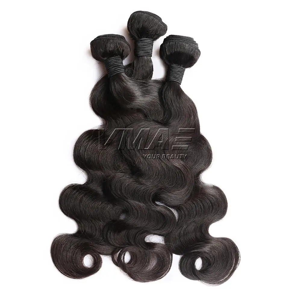 VMAE Premium Quality Italian Natural Color Loose Body Wave Human Hair Weave Bundles Raw Brazilian Virgin Hair Extension