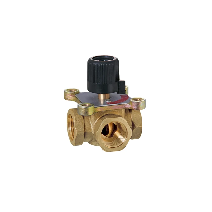 Manual Thermostatic Mixing Valve 3 way 4 Ways For  Floor heating System