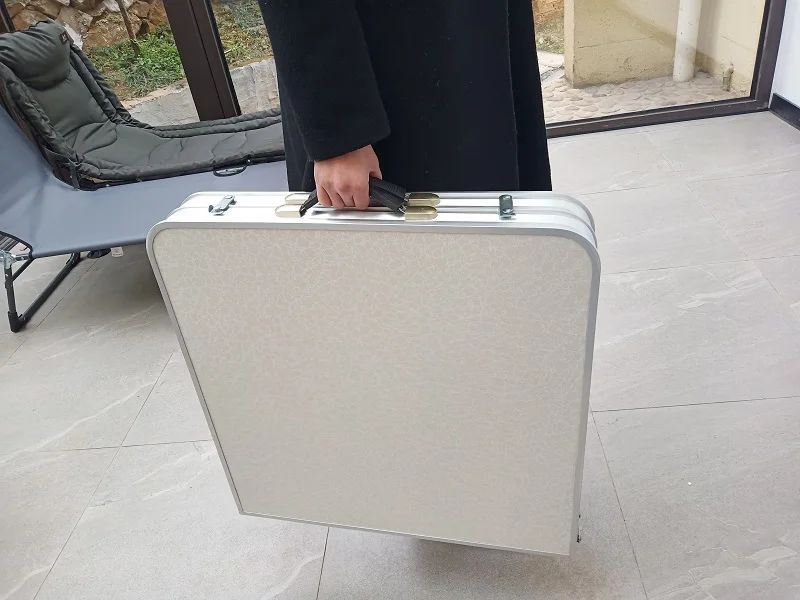 Aluminum Portable folding  legs camping picnic  table for outdoor