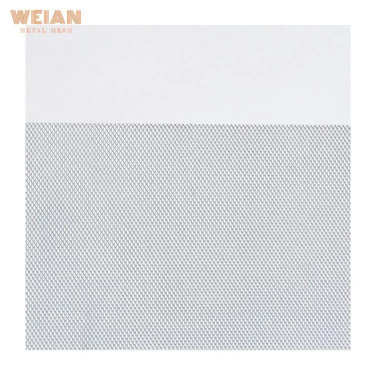 Pure Titanium woven Wire Mesh Screen MMO Titanium Anode Mesh Sheet Titanium Expanded and Perforated Metal