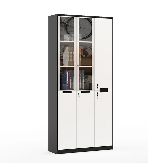 Hot sale contemporary wooden furniture office storage cupboards