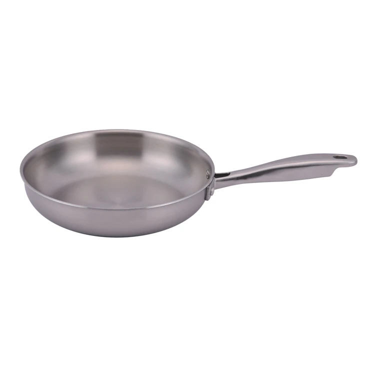 Three a stainless steel cookware 3-ply clad with encapsulated base 5pcs set