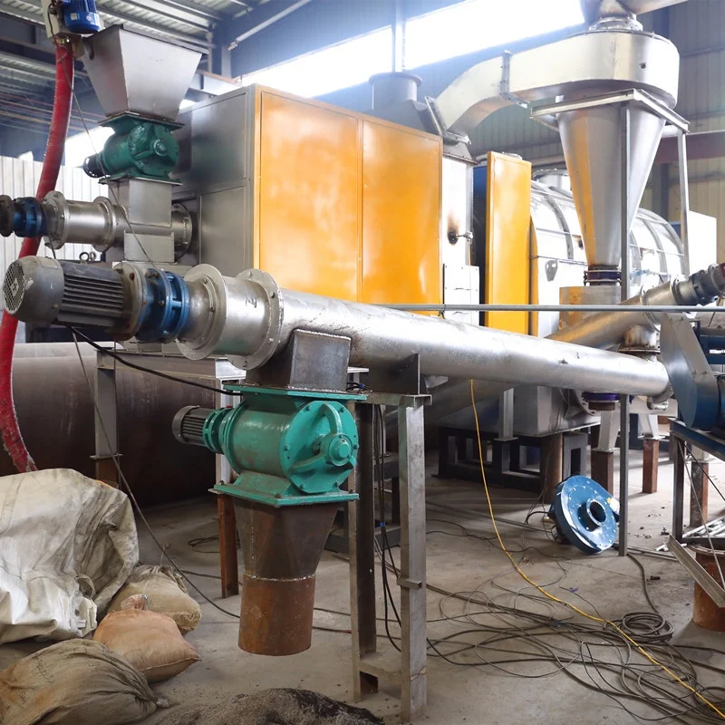 Horizontal Drum Type Carbonizer Machine for Biomass Carbonization