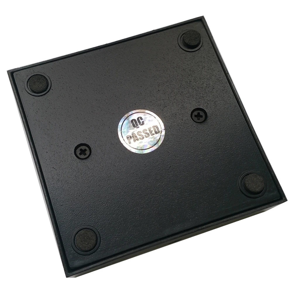 
BOSHI Black Square plastic led crystal displaying stand crafts base for 3d crystals 