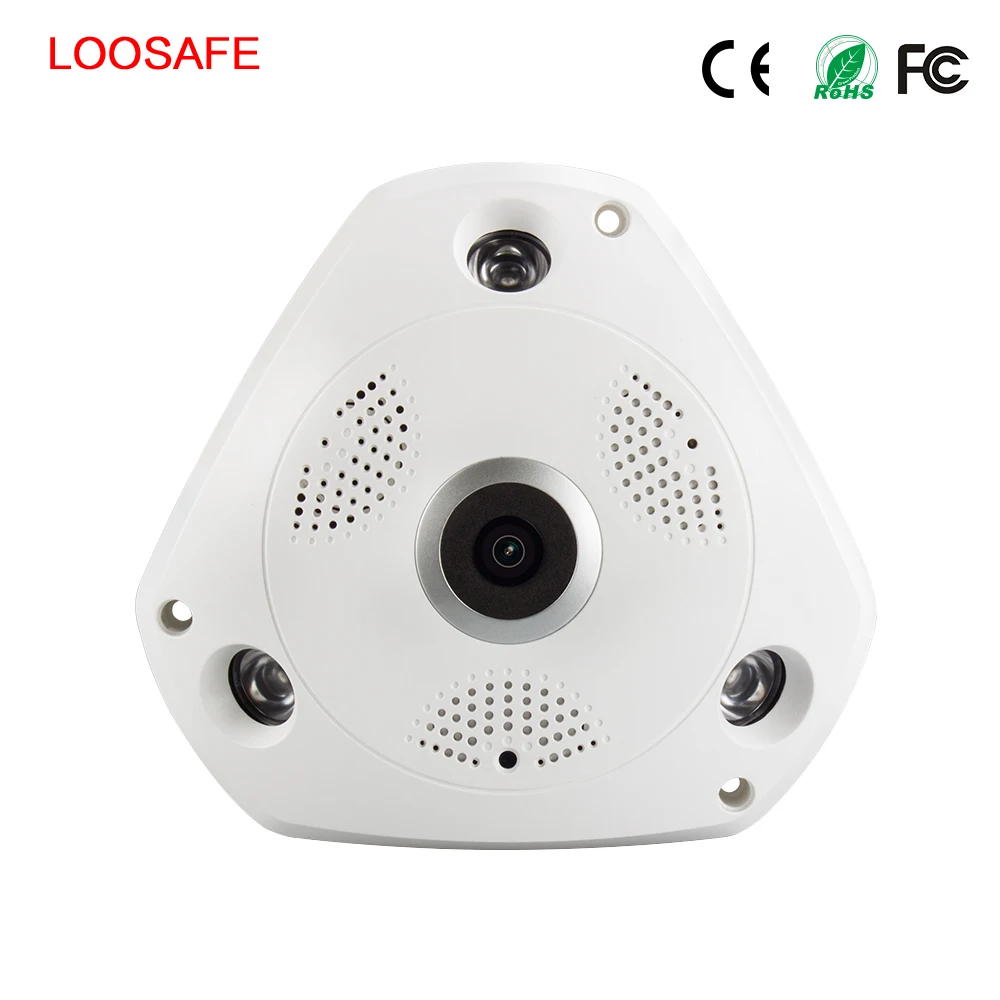 Ницца 360 панорамная камера VR HD 3MP fisheye Крытый беспроводная ip-камера