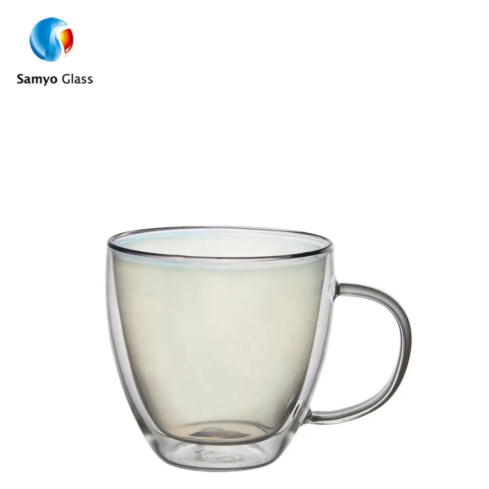 Дешевые двойными стенками пива боросиликатного стекла мерный стакан