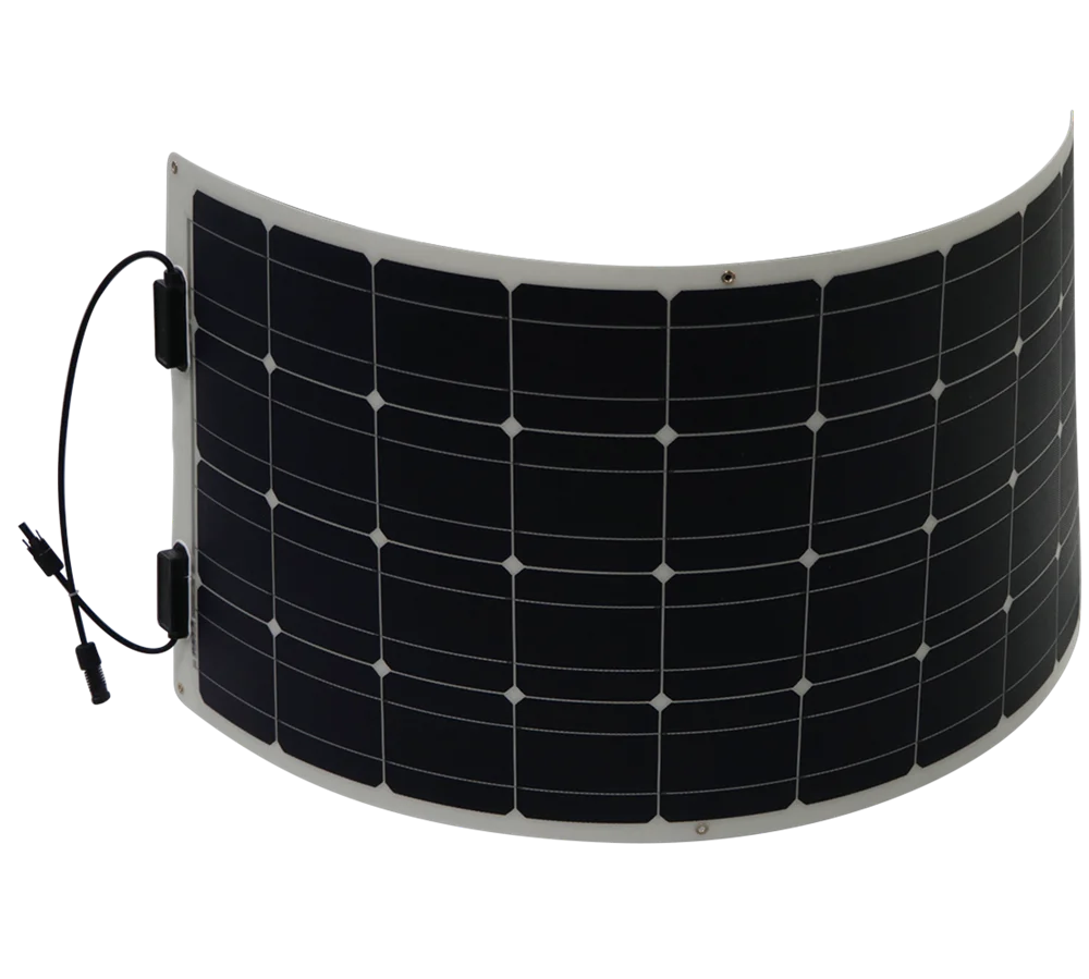 Polynet 36 cells Semi flexible solar panel 100w Mono flex photovoltaic solar panels