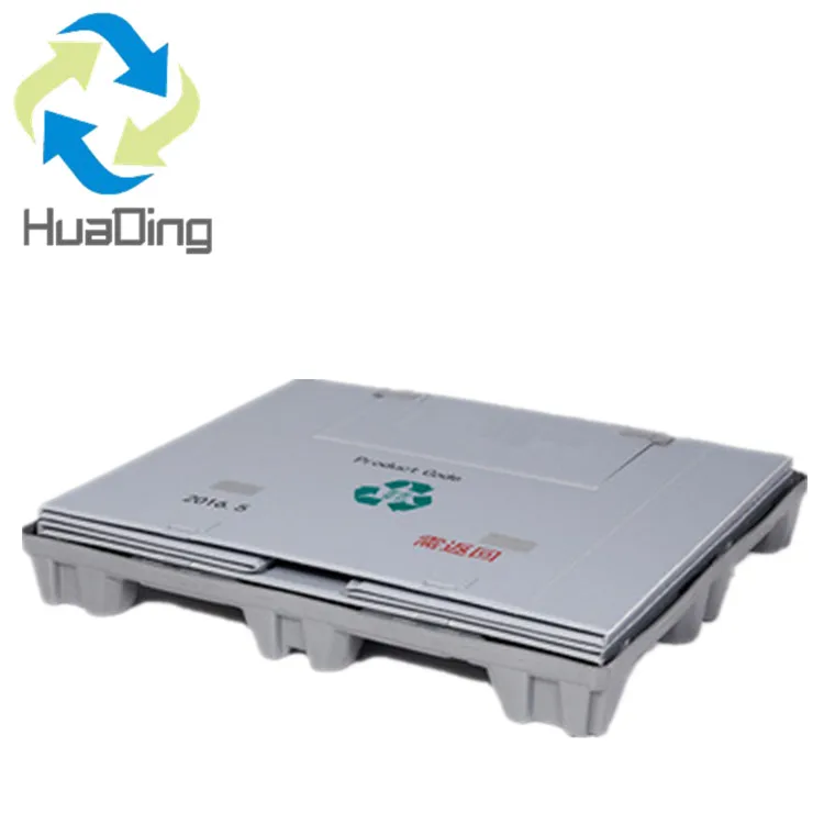 Good Quality plastic collapsible pallet coaming foldable storage coaming sleeve corrugated plastic pallet box for battery pack