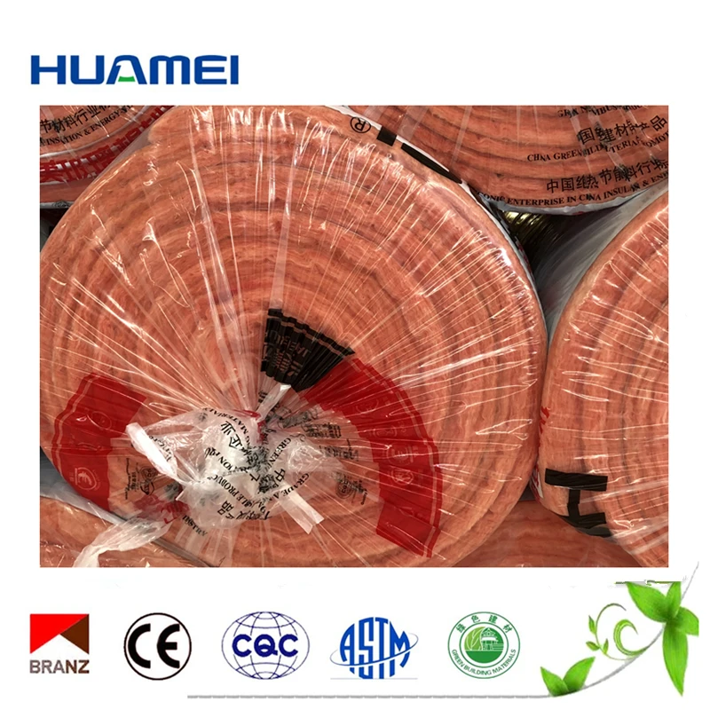 
Huamei Refractory Glass Wool With Product Line Orange Color Insulation Glass Wool 