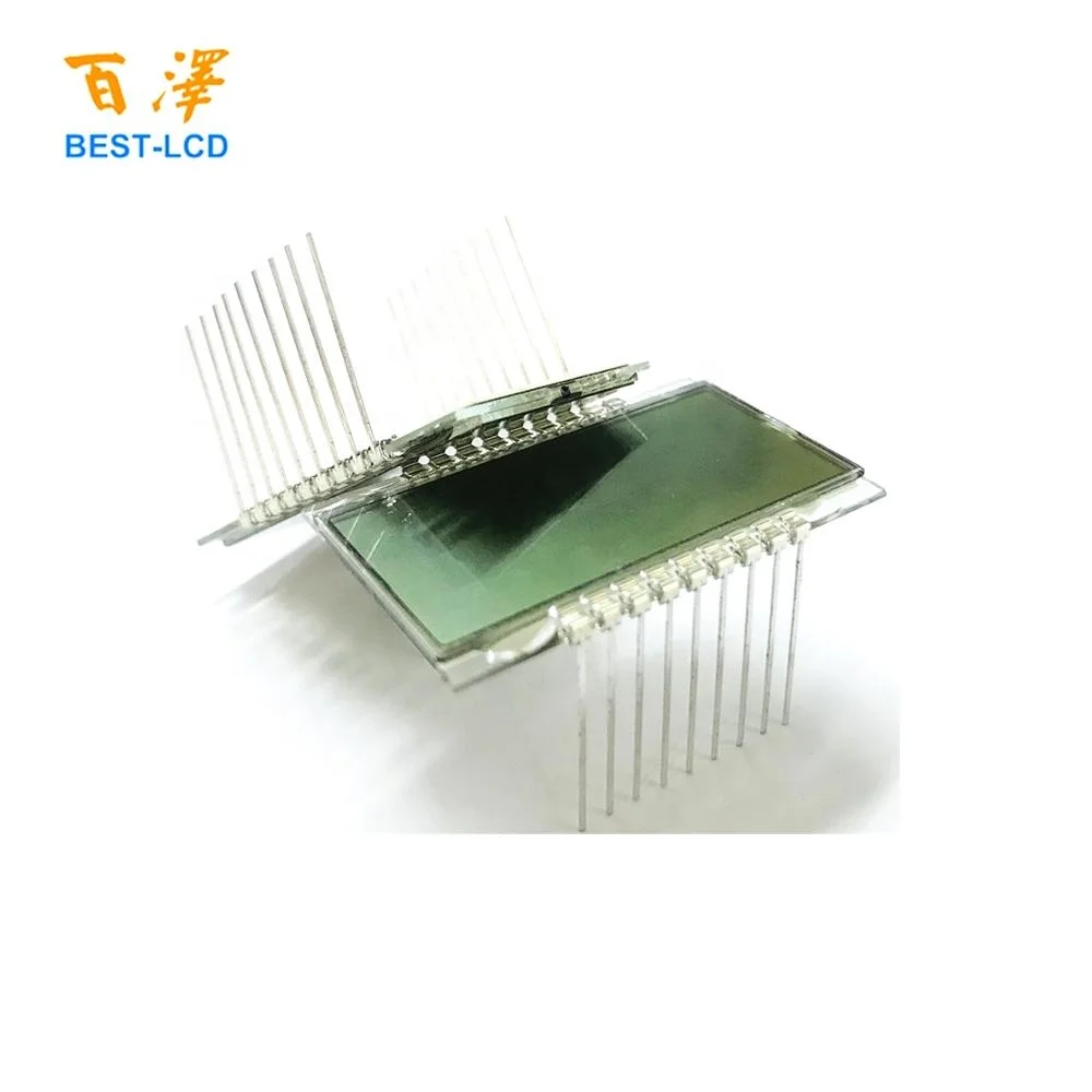 Custom Segment HTN Transparent LCD Display For Car/Odometer/Speedometer and other Automobile Apparatus