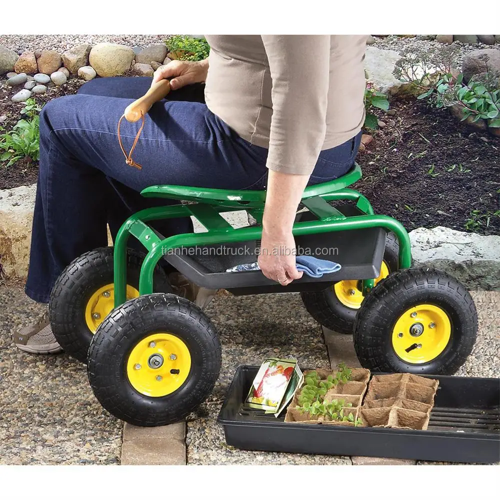 Работа в саду сиденья с колесами TC1852