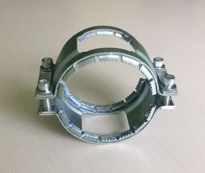 
SML EN877 cast iron pipe rapid coupling , pipe connector, kombi kralle clamp 