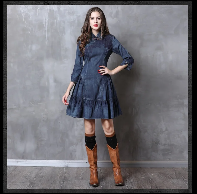 Hot Sale new summer ladies fashion Cheongsam dress