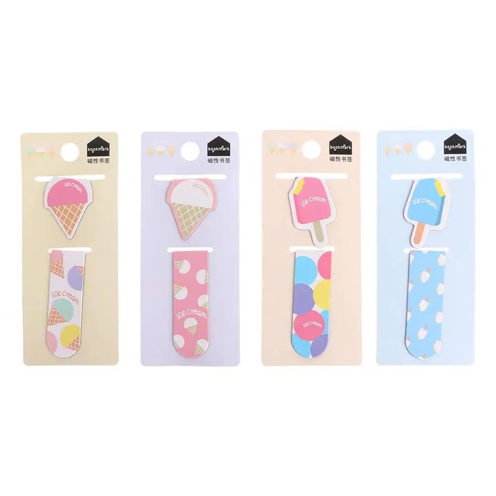High quality the summer theme print magnet bookmarks