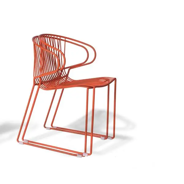 2021 new design metal wire leg indoor outdoor steel wire dining chair