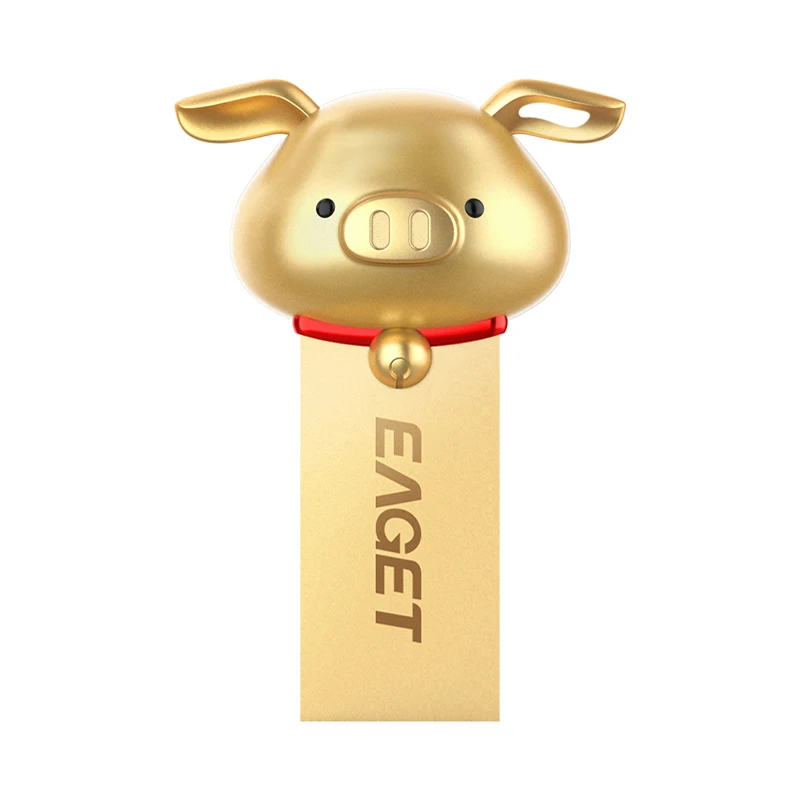 EAGET 64 GB usb 3,0 pen drive U88 золотой свинья зодиака U-Диск usb pen drive usb флэш-накопитель 32 gb