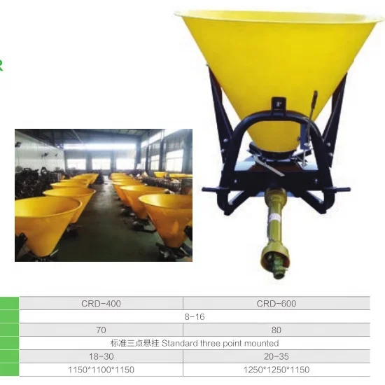 easy to adjust and better control fertilizer spreader