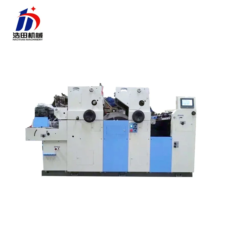 Супер качество автоматическая офсетная печать 2 вида цветов цена машины в Индии