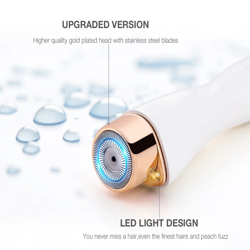 Electric Tweezers Hair Removal Epilator Nicemay Facial Hair Remover Acceptable 2 Years Battery QM-1506 Rotating IPX6