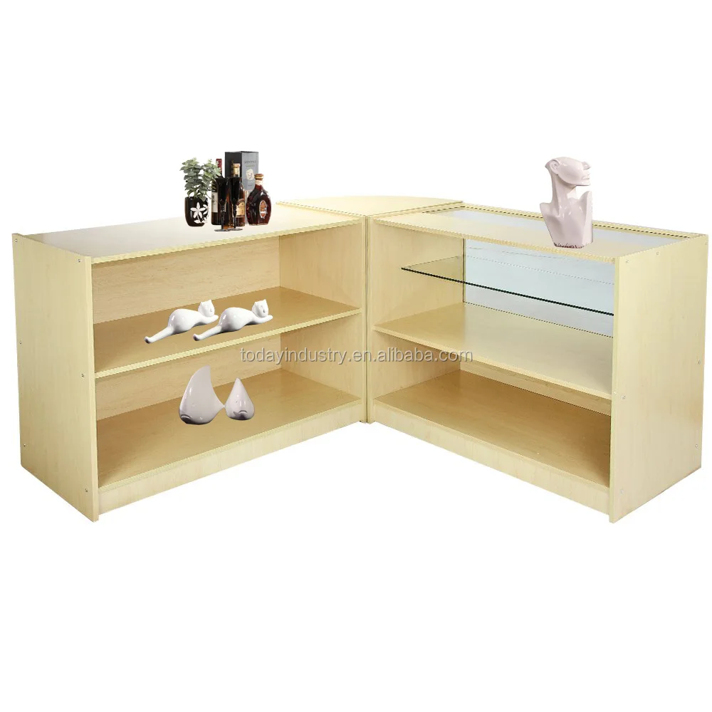 Shop supermarket cash counter table design for retail store