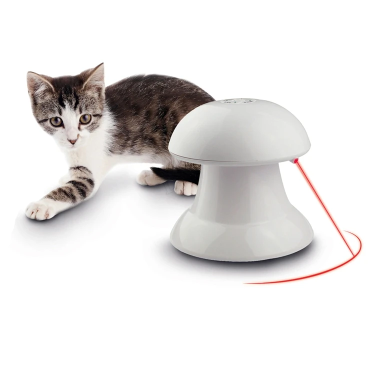 
New design Laser Pointer Cat Toy Interactive Rotating Cat Laser Toys Electronic Pet Laser Toy <a href=