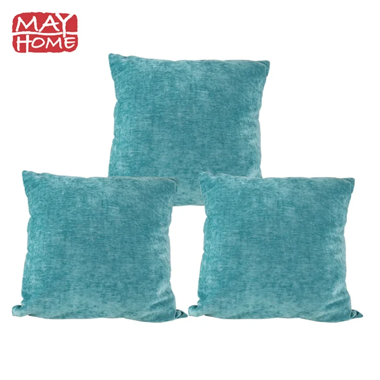Низкая цена 100% полиэстер узор Небесно-Голубой чехол для подушки