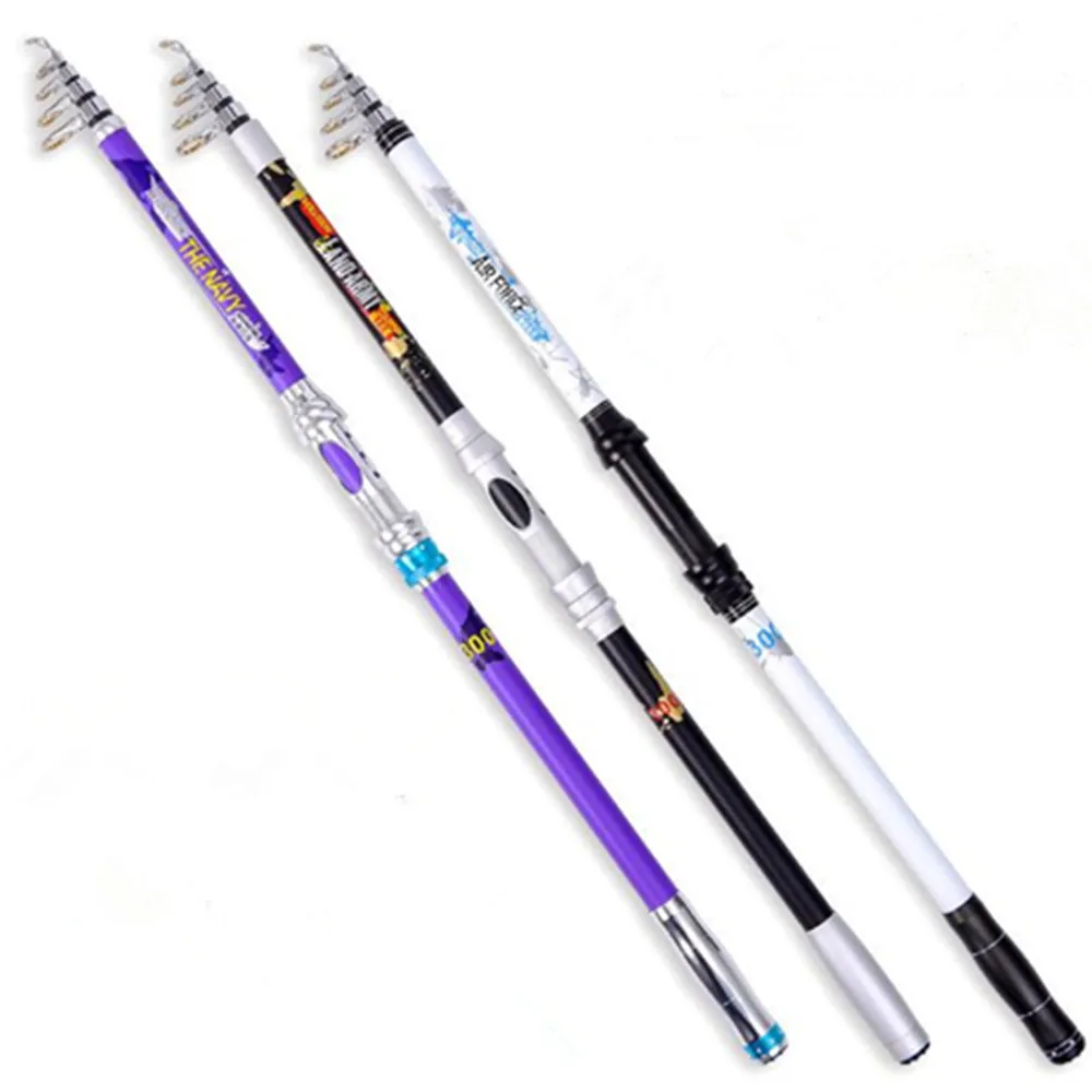High Carbon Saltwater Telescopic Fishing Rod Super Hard Ultra Light Rod Carbon 2.1m 2.7m 3.3m Fishing Rod Spinning Fishing Pole