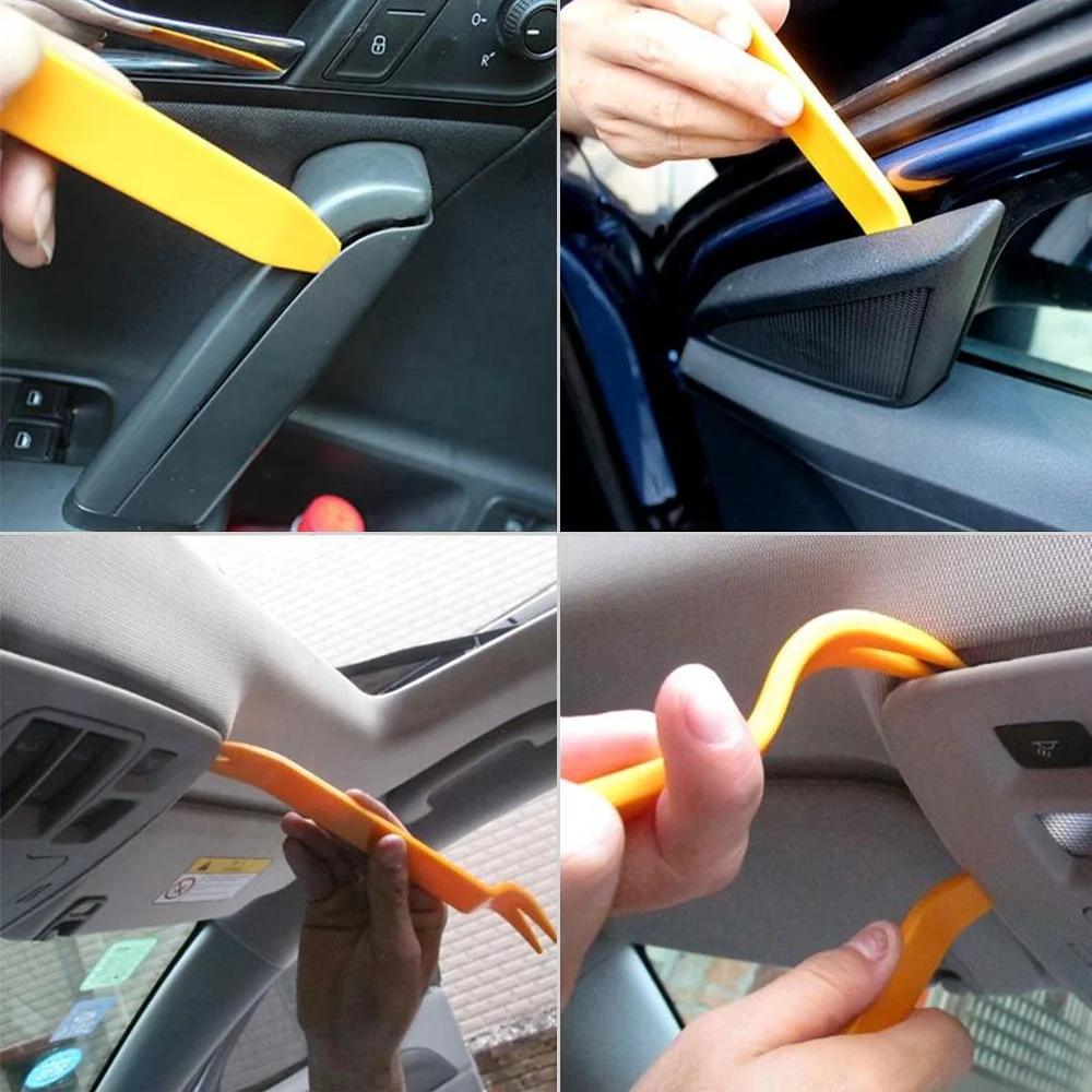 FY Car cheap Accessories Radio Stereo Install Door Trim Dash Panel Removal Pry Repair Tool Kit Door Panel Removal Tools