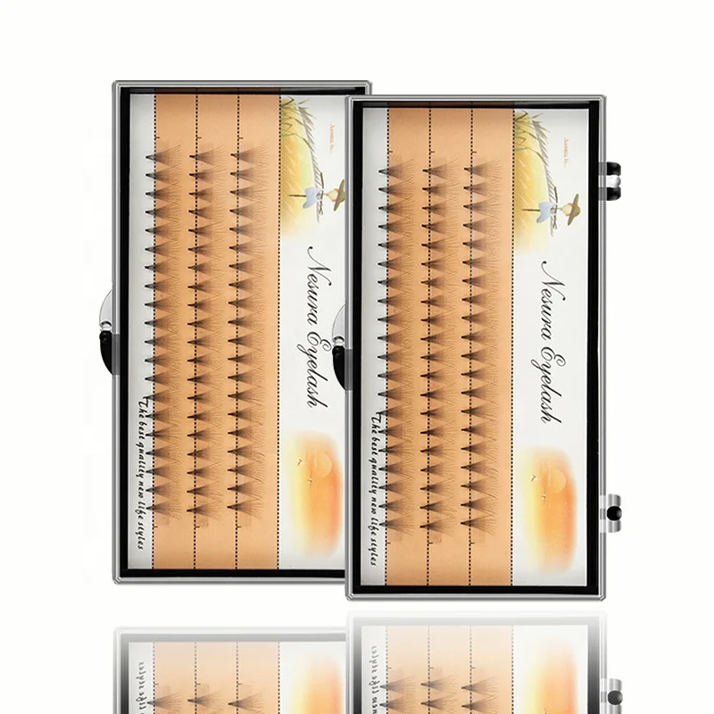 
Super Soft Custom Private Label Korean PBT Silk Synthetic Premade 10D 20D Russian Volume Fans Lash Eyelash Extension 