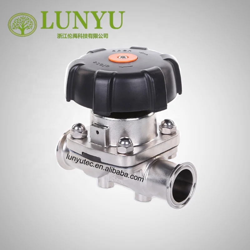 
Stainless Steel Sanitary Aseptic Diaphragm Valve For Pharmacy 