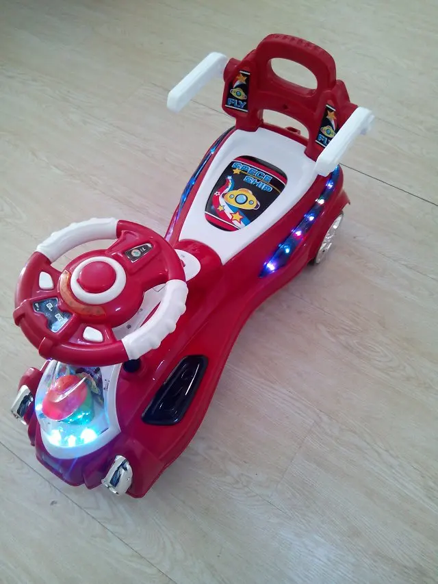 New Twist Trolley Plastic Pedal Toy Kids Battery Rride On Car For Sale
