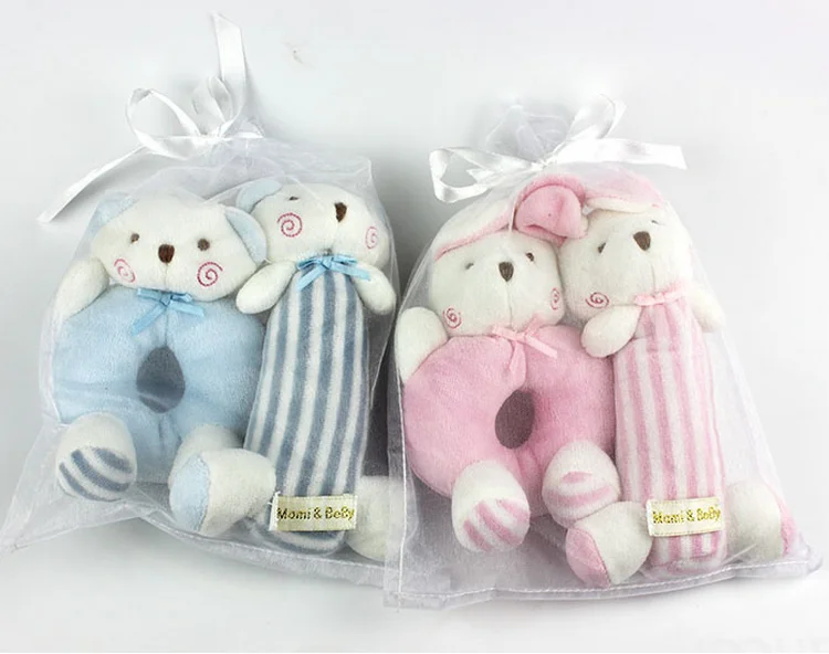 
china toys export plush baby rattle rings toy 