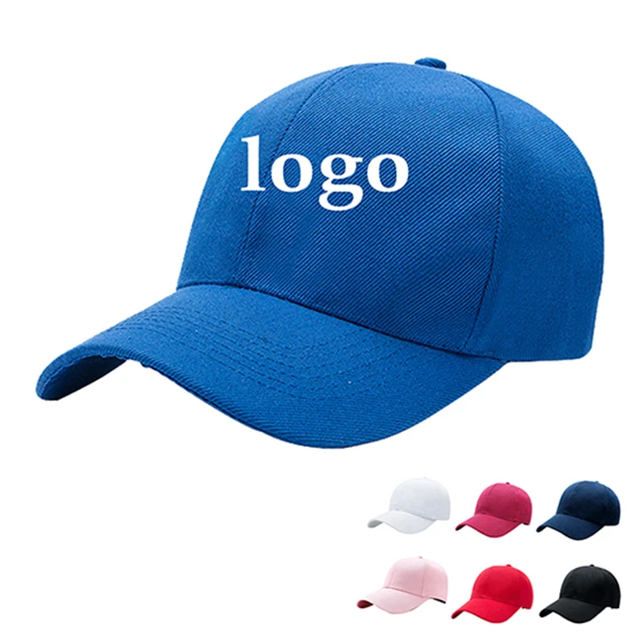 High Grade Quality  Customized Wholesale Baseball Cap 100% Cotton Custom Your Brand Logo Baseball Caps Embroidery Sport Cap Hat