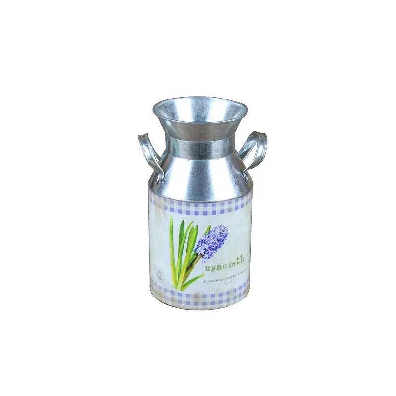 Сад Лаванда металлический кувшин цветок