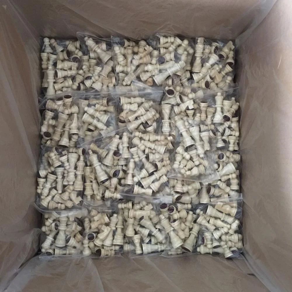 Hot sell high quality 3inches wooden chess pieces