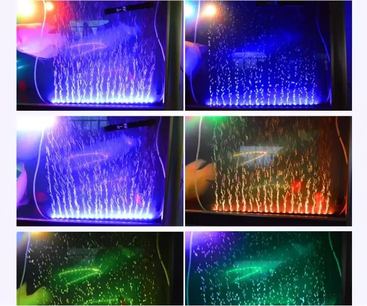 
Aquarium Led Light SMD Bubble Light with Remote Control for Fish Tank 