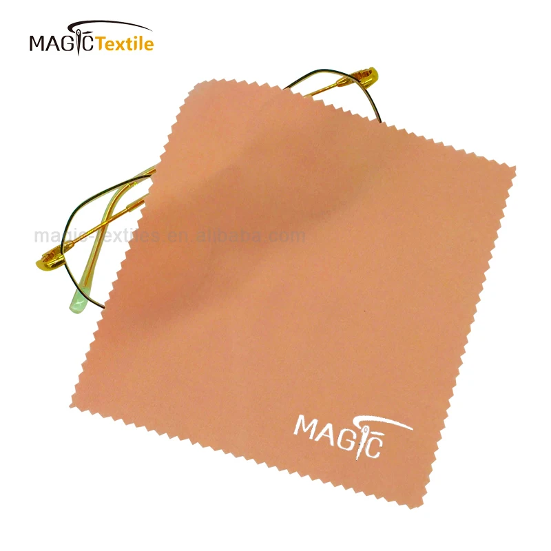 Custom Logo Wholesale microfiber 15 x 15 cm lens glass laser cut cleaning cloth