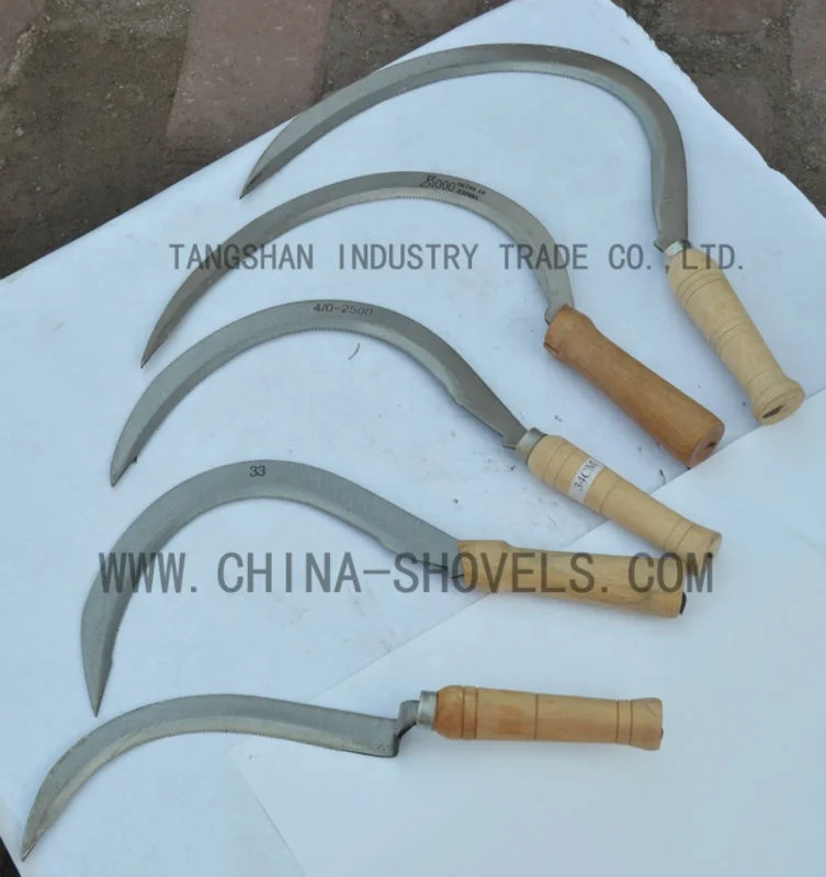 
Garden and agriculture harvest steel grass farming sickle 