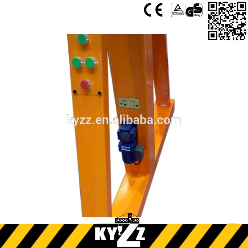 Independent Manual Operation Gantry Crane, 2 3 5 Ton Forklift Jib Boom Travelling Gantry Crane Shed