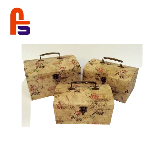 cardboard sutcase with handmade stitches Eco Friendly Big Purse Suitcase Briefcase Bag Gift Paper Cardboard Box  Packaging