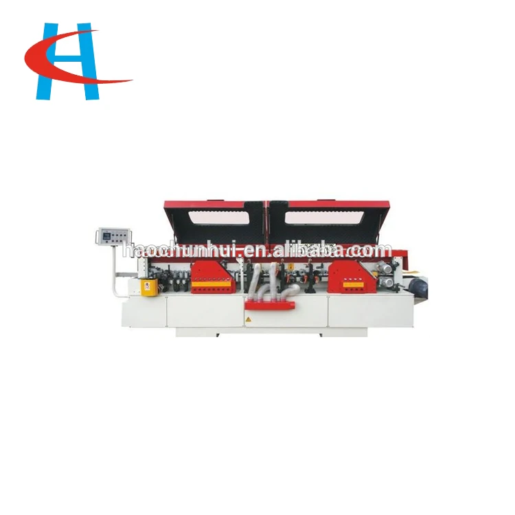 Automatic edge banding machine for wood gluing pressing refined polishing