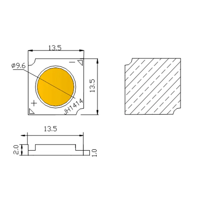 COB LED Grow lights 10W 1700K Ra95 Remove the blu-ray Solar Full Spectrum LED Chip Lamp diode for Flower POTS and flowers
