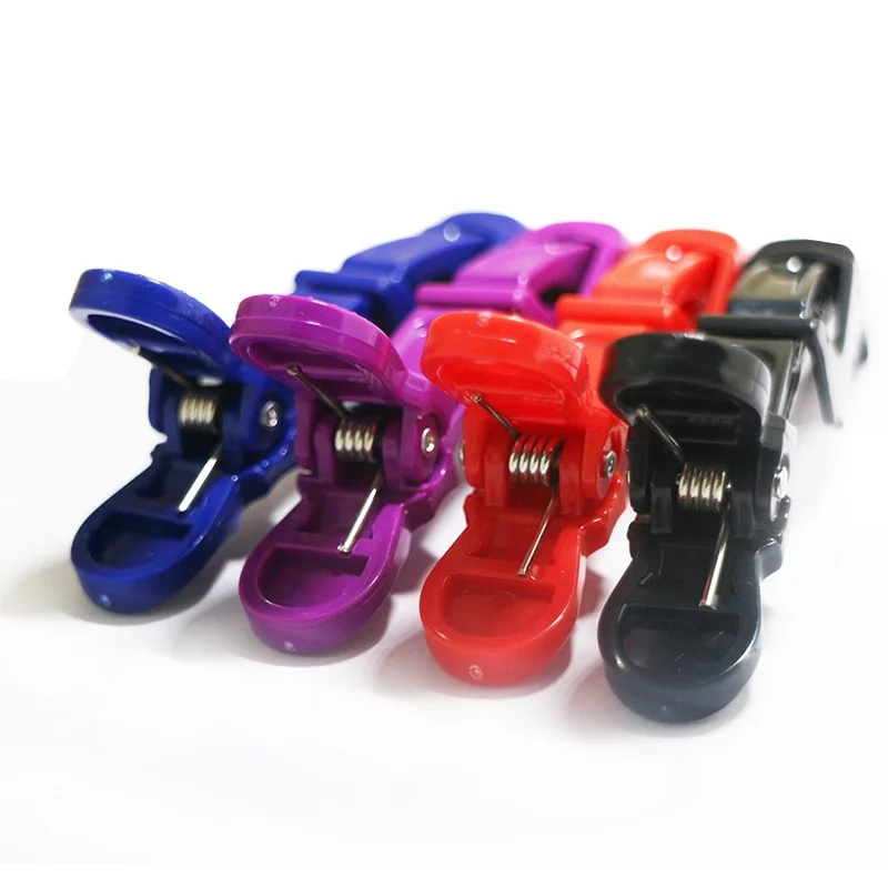 Wholesale China factory supply colorful custom glossy alligator hair clip crocodile clips cheap price