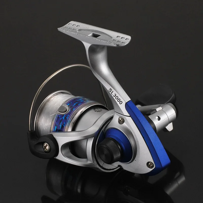 ABS Plastic Body Fishing Reels G-Ratio 5.5:1 Bait Folding Rocker Spinning Wheel Fishing Reel Carpa Molinete De Pesca